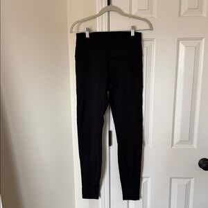 Lululemon Athletica Black High-Waist Wunder Under Leggings